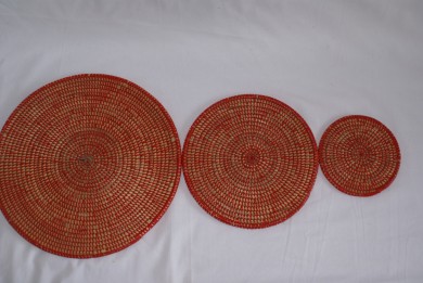 Muur decoratie /onderzetters set  10