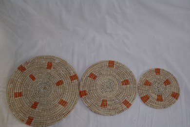 Muur decoratie /onderzetters set 12