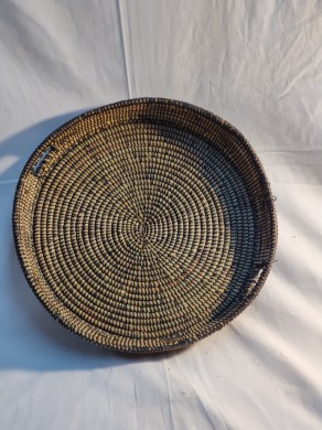 Krant mand muur decoratie zwart