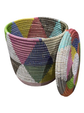 Fatou mand gekleurde 3 hoek