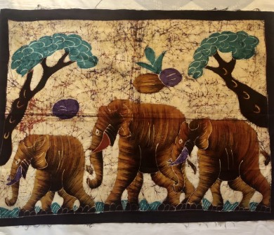 Batik wanddoek  207