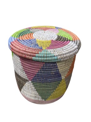 Fatou mand gekleurde 3 hoek